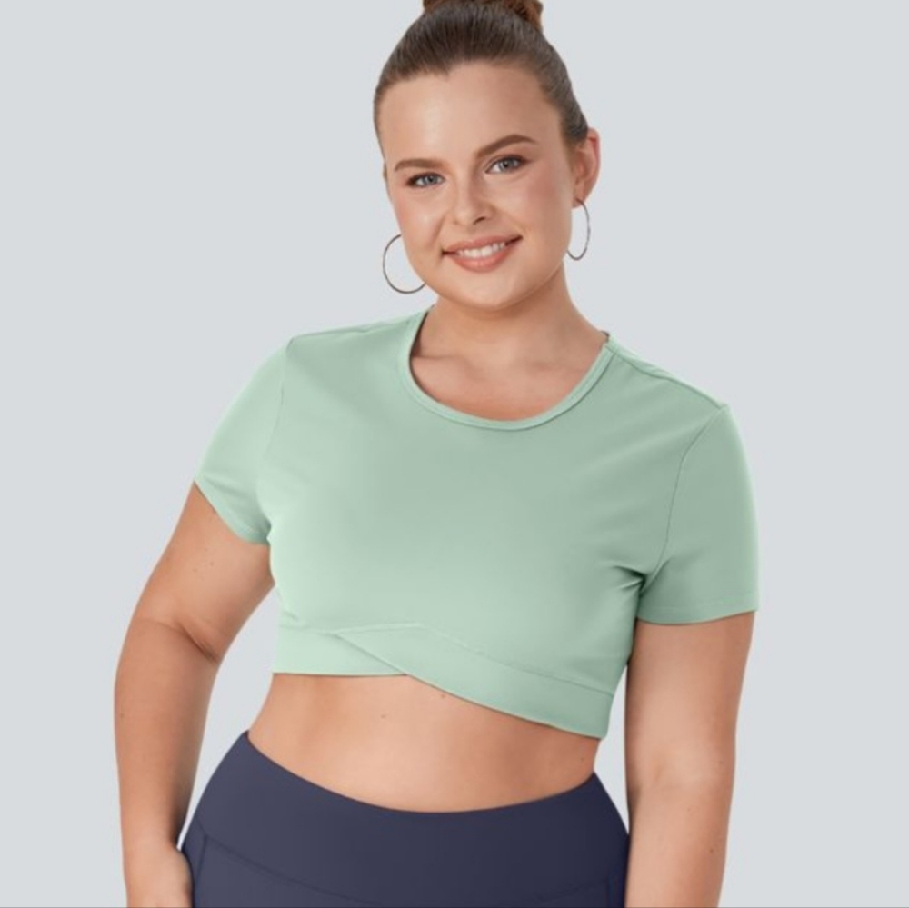 Halara Mint Green Women's Crop Top